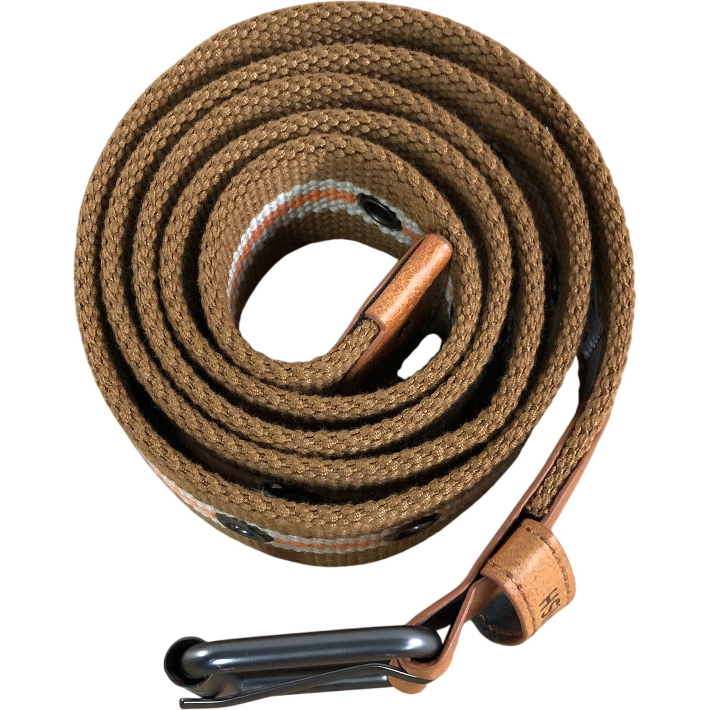 Weird Fish Tan Belt S/M Men's Adjustable Cotton Woven Casual Accessories