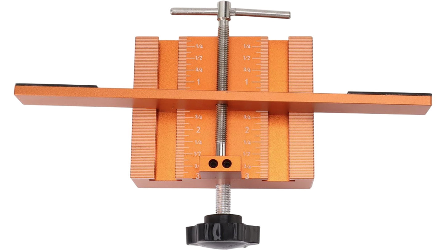 GUGXIUM Cabinet Door Mounting Tool Adjustable Cabinet Hardware Drill Guide