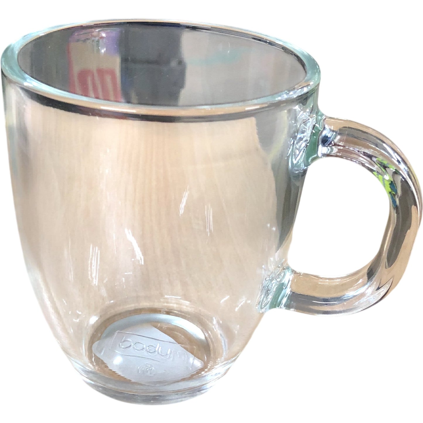 BODUM BISTRO Transparent Coffee Mug 0.35L 12oz Pack of 6 New