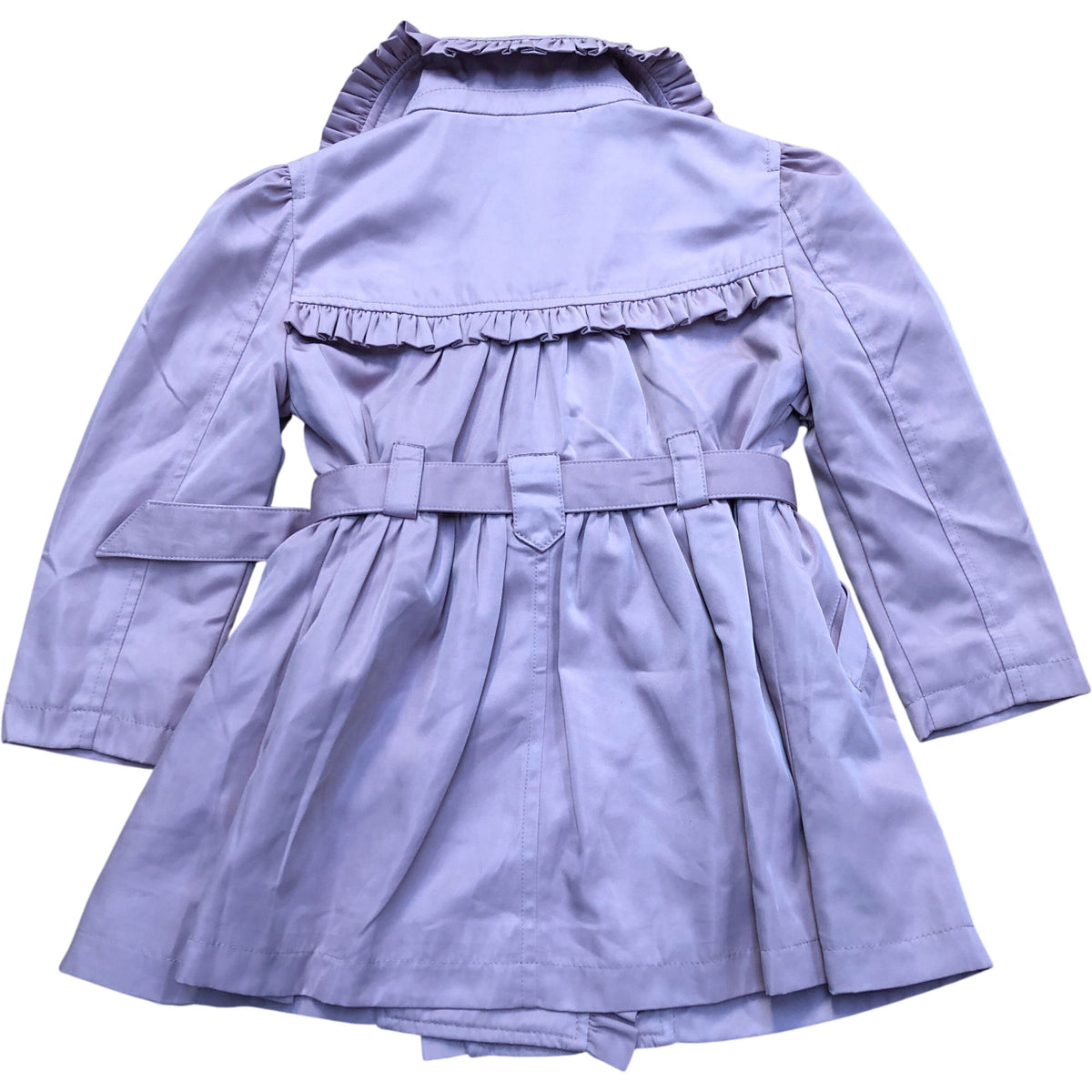 Angel's Face Perdey Trench Coat Kids Pink Ruffled 2-3 Years