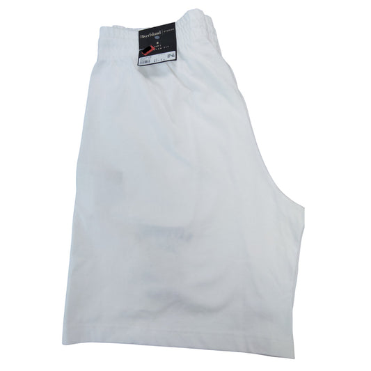 River Island White Shorts Size S Men's Regular Fit Beachwear