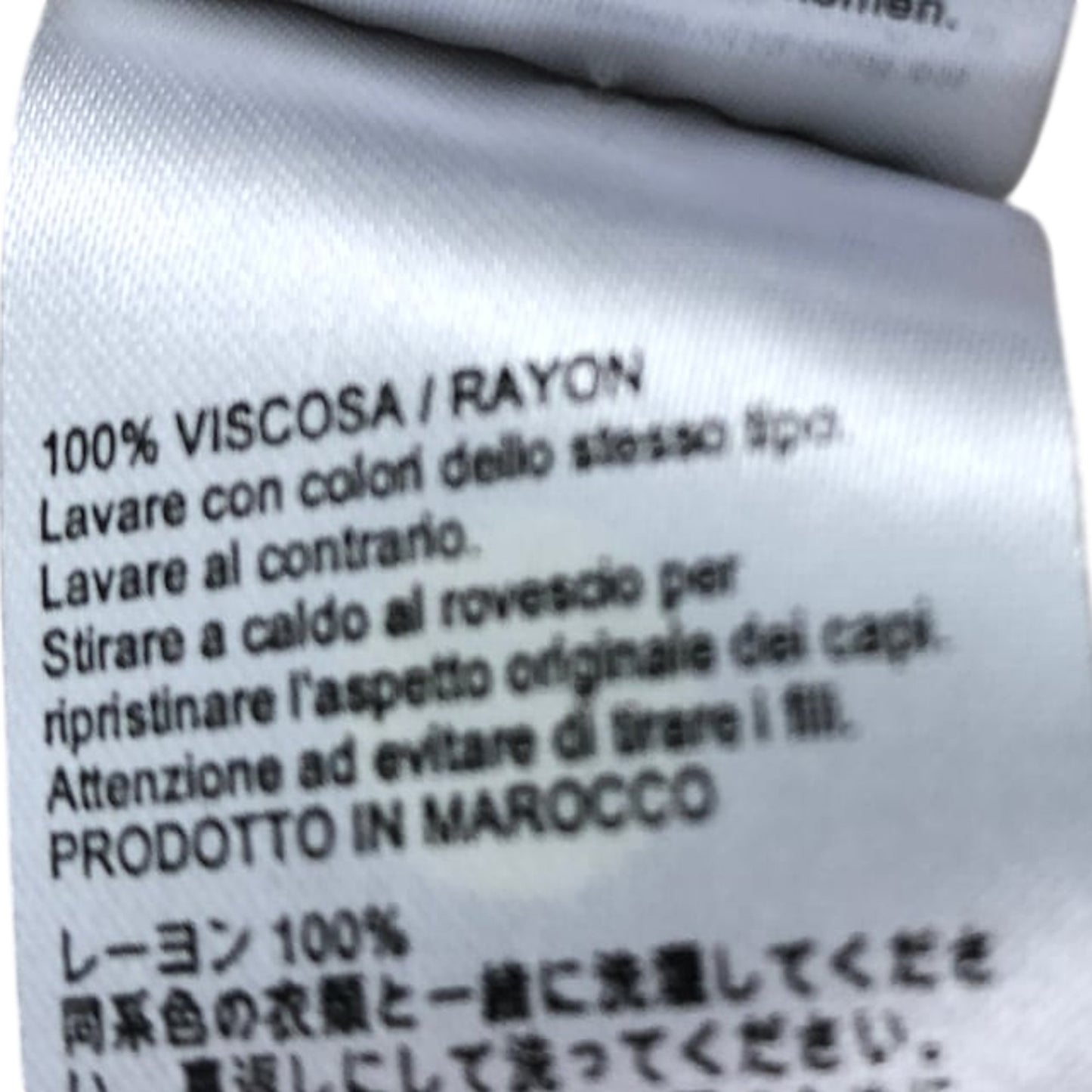 Stylish Women's One Shoulder Top Fashionable Print Size 16 Viscose Rayon