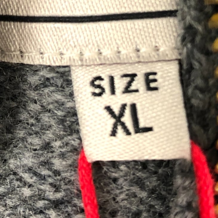 Aubin Zip Sweater XL Men's Grey Wool Blend Knit Pullover Warm Casual Wear