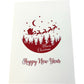 Hartensteler Pop-Up Christmas Card Santa and Reindeer