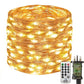 100LED Fairy Lights Warm White Remote Control String Lights Dimmable