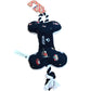 Soft Bone Shaped Dog Toy With Rope Handle WOOF Design Pet Supplies