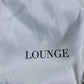 Lounge White Leather Drawstring Shoulder Bag Women's Designer Style Chic