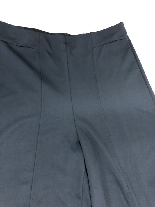 Stylish Women's Black Wide Leg Trousers Size 14 High Waist Comfortable Fit