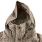 Quilted Coat UK20 Women's Taupe Long Sleeve Hooded
