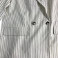 Branded Ivory Pinstripe Blazer UK16