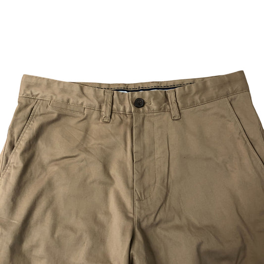 Crew Clothing Company Slim Fit Chinos 32R Men's Casual Trousers Brown