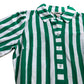 Boden Green Striped Midi Shirt Dress - Size 12