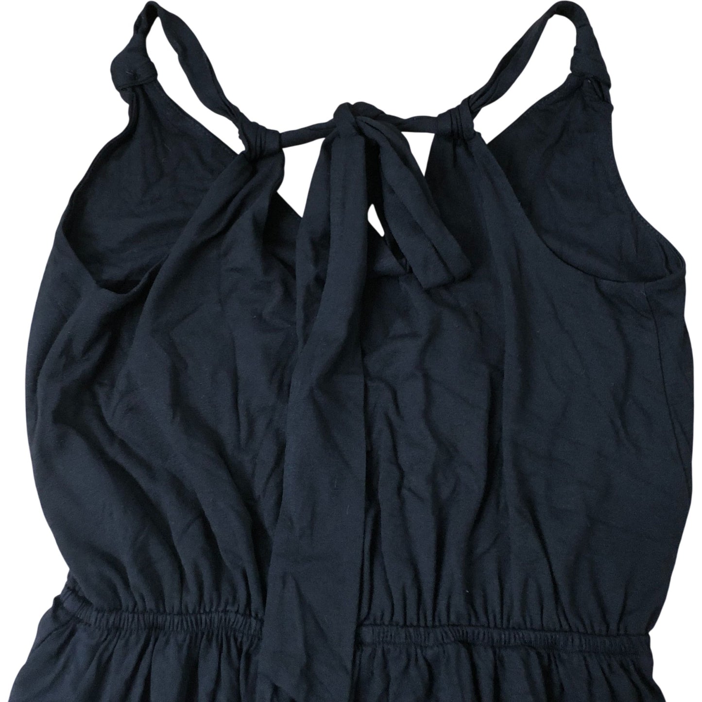 Black Wide Leg Strappy Jumpsuit Size 12
