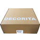 DECORITA Cork Board Black Wall Mounted Notice Board Office Organiser