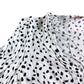 Dancing Leopard UK14 Women's Cropped Blouse White Polka Dot