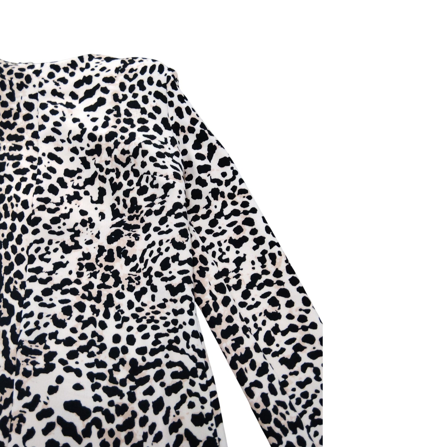 River Island UK8 Women's Leopard Print Bodycon Dress Long Sleeve Casual Chic