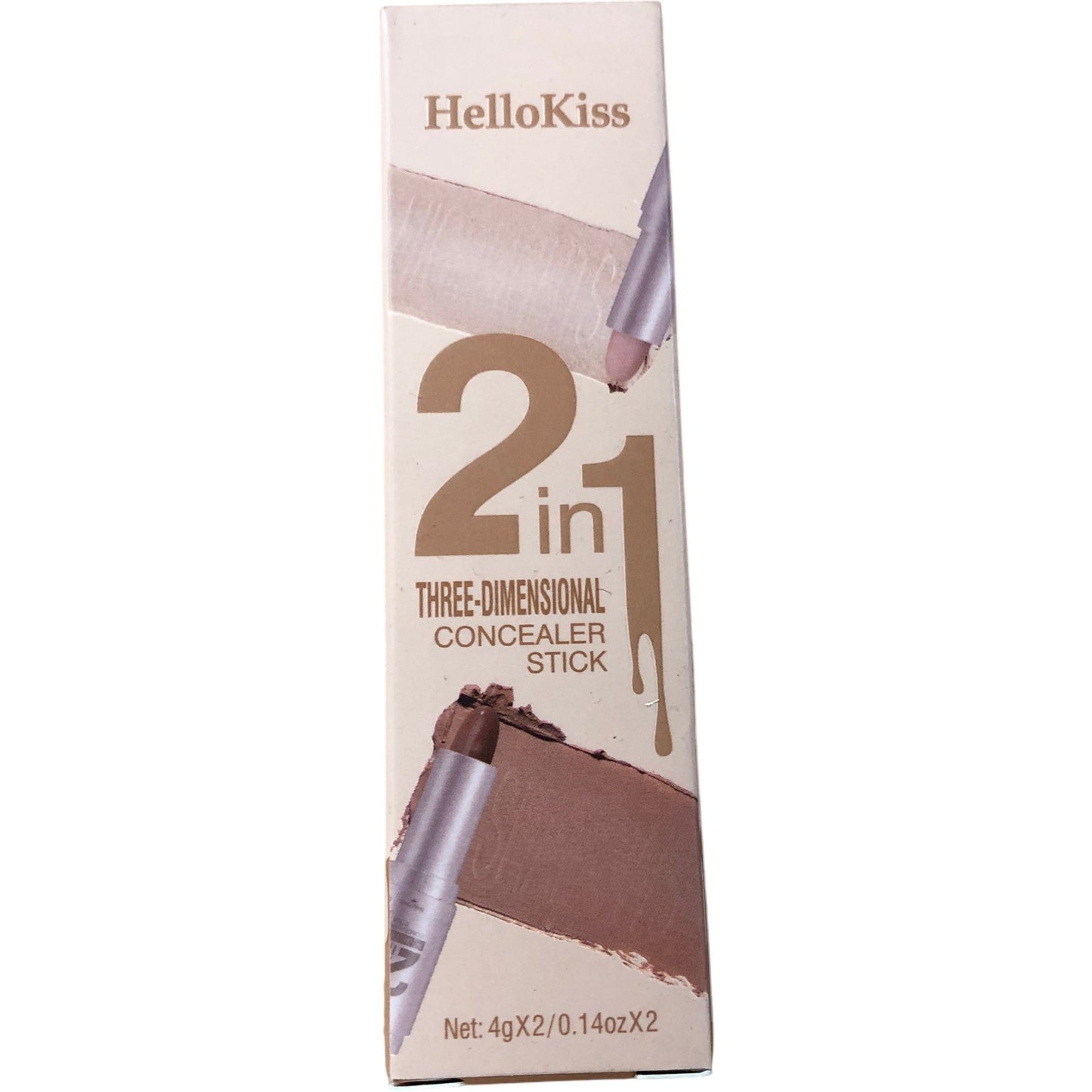 HelloKiss 2 in 1 Three Dimensional Concealer Stick Shade 01 New Make Up