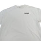River Island Oversized Fit T-Shirt Luminis Saint-Antoine White Cotton UK L