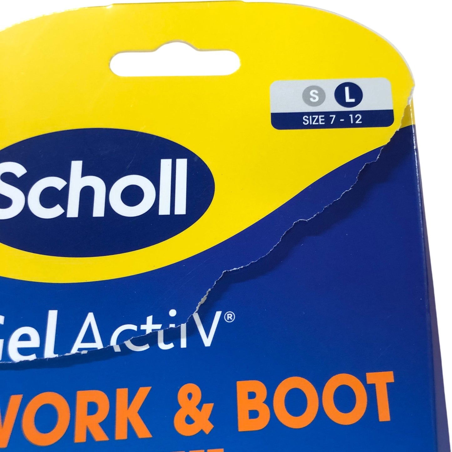 Scholl Scheidt Gel Activity Work Boot Insoles Size UK 7-12 Comfort Cushioning
