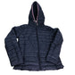Tommy Hilfiger Puffer Jacket Size XS Women's Hooded Lightweight Navy Blue