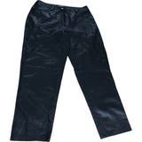 Urban Code Women's Black Leather Trousers Size 12