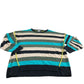 Ripple Jumper UK20 Women's Multi Stripe Knit Sweater Blue