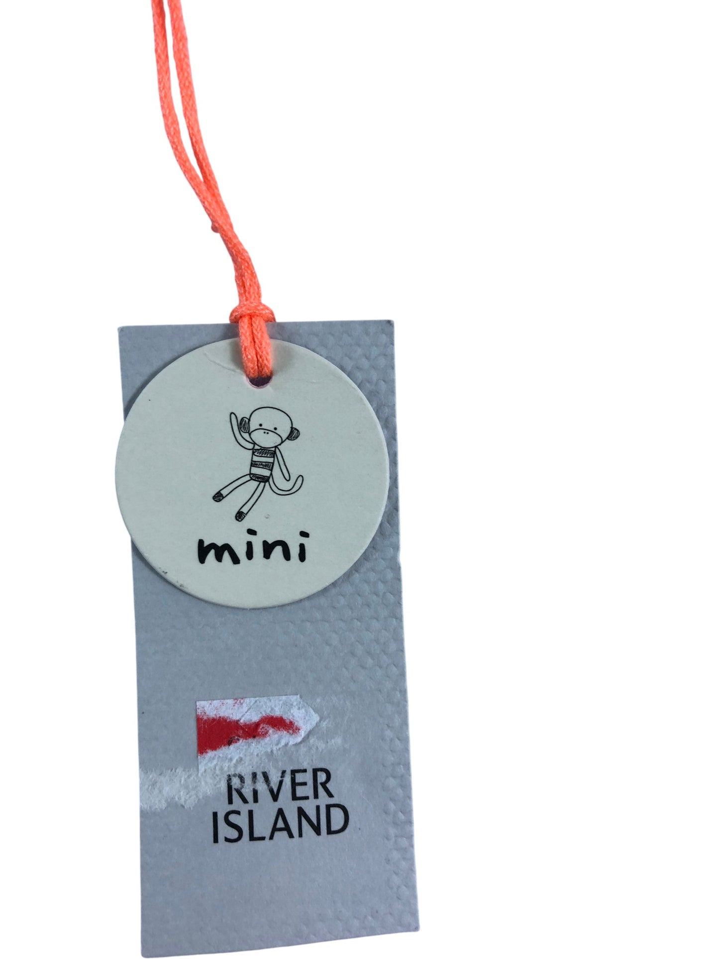 River Island Mini Baby Leggings 9 12 Months Casual Ecru Heart Design