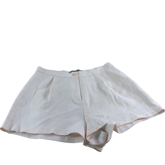 River Island Women's Shorts UK18 Peach Pleated Lightweight Casual Wear