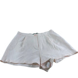 River Island Women's Shorts UK18 Peach Pleated Lightweight Casual Wear
