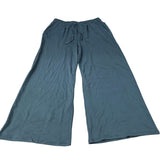 Wide Leg Trousers Women's Viscose Elasticated Waist Green