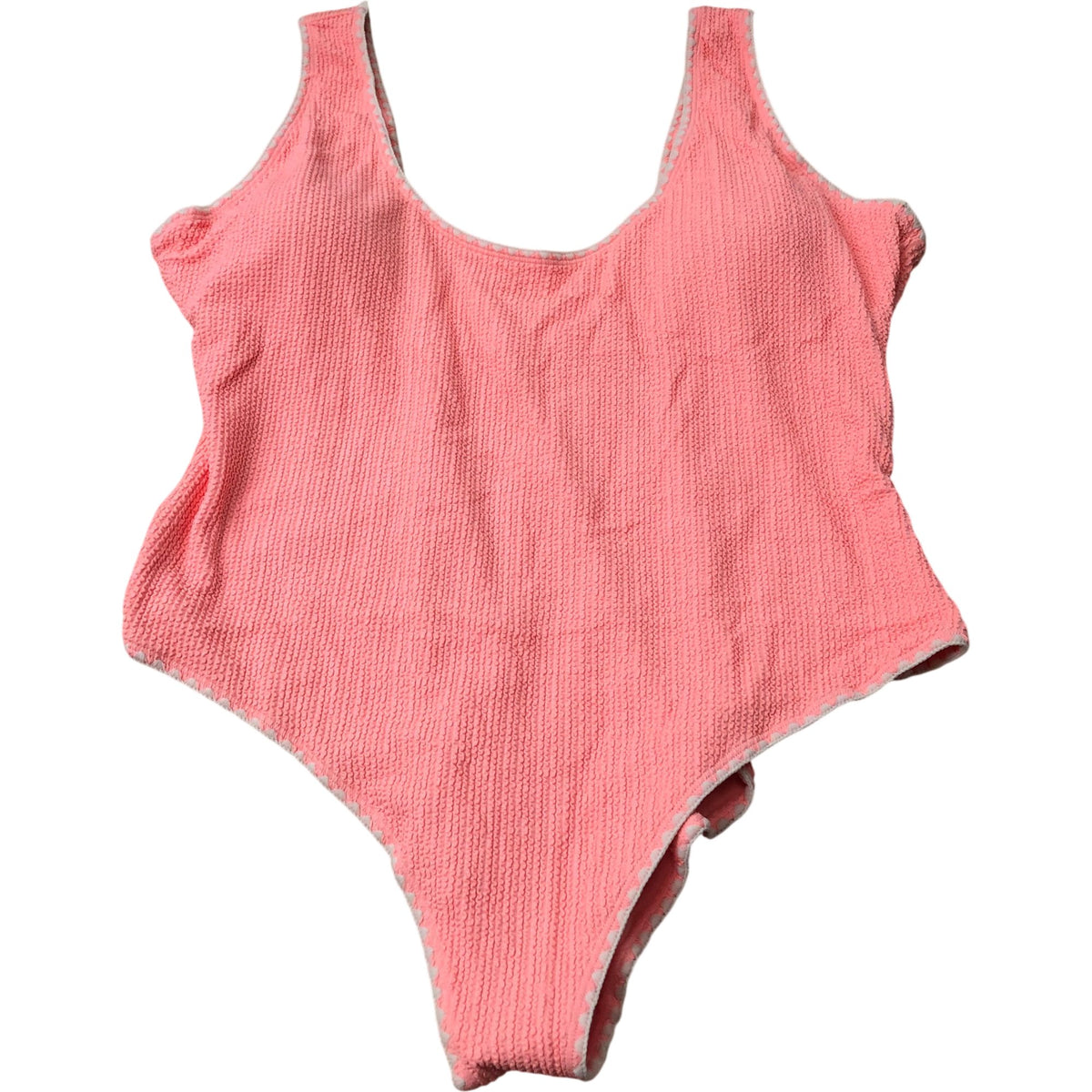 River Island Swimsuit Women's One Piece Coral Stretch Lined Beachwear UK26