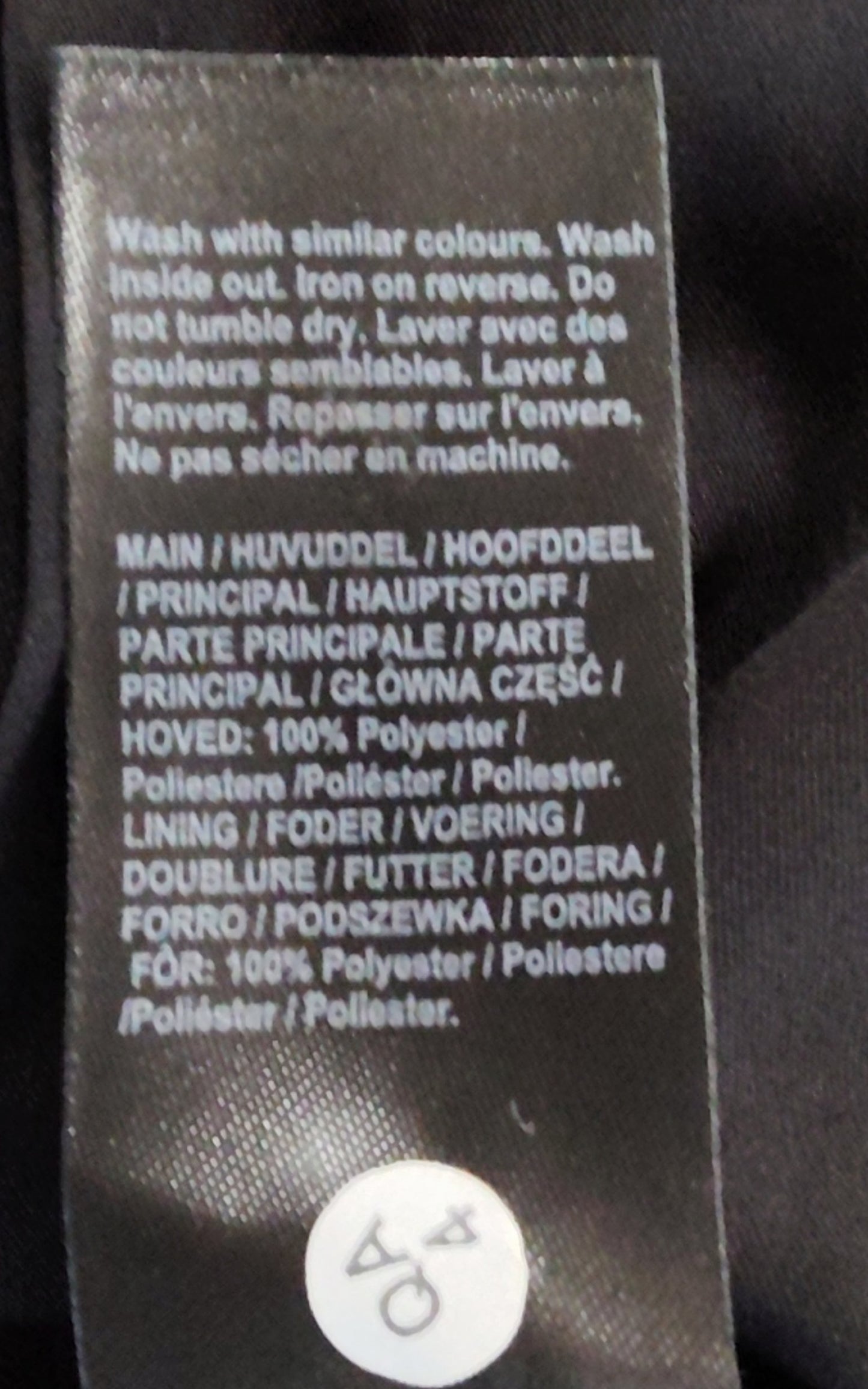 River Island Gingham Check Trousers UK6 Women's High Waisted Wide Leg Black