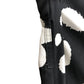 Dancing Leopard UK10 Women's Black White Leopard Print Shirt Dress