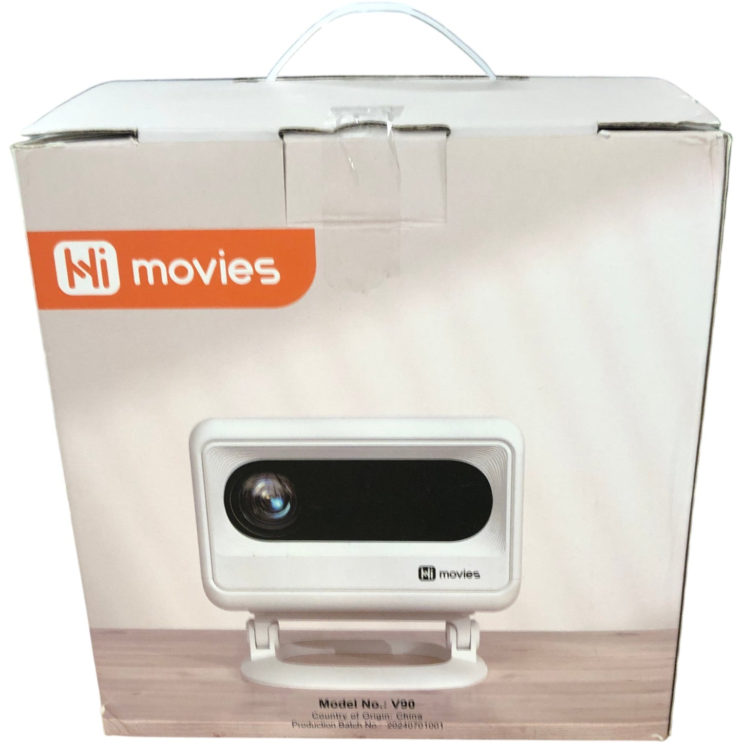 HIMOVIES V90 Mini Projector Full HD Portable Electric Home Theatre Device