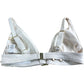 River Island Swimwear Top UK12 Women's White Swim Top Adjustable Textured