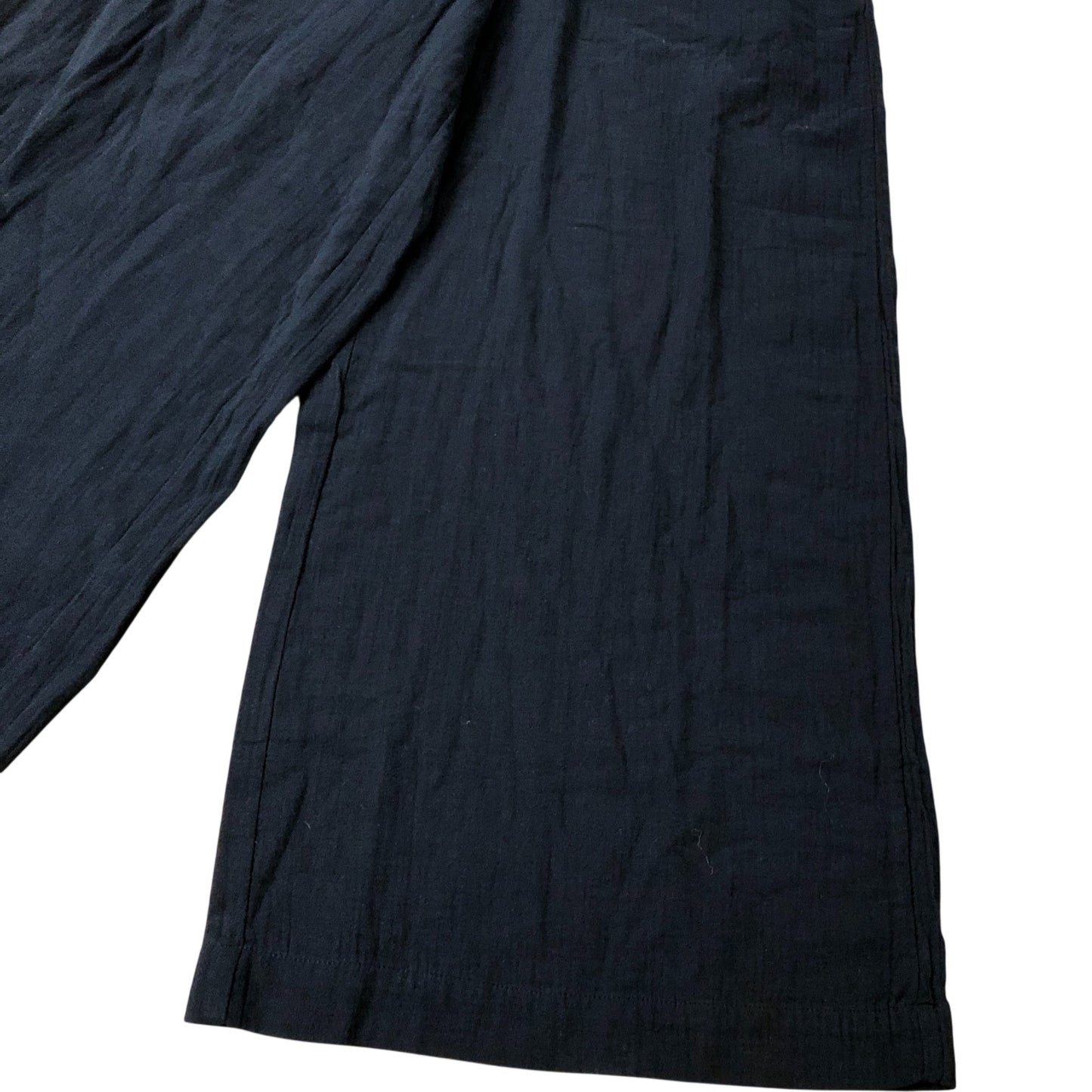 Wide Leg Jumpsuit  Women's Black Cotton Sleeveless Casual UK8