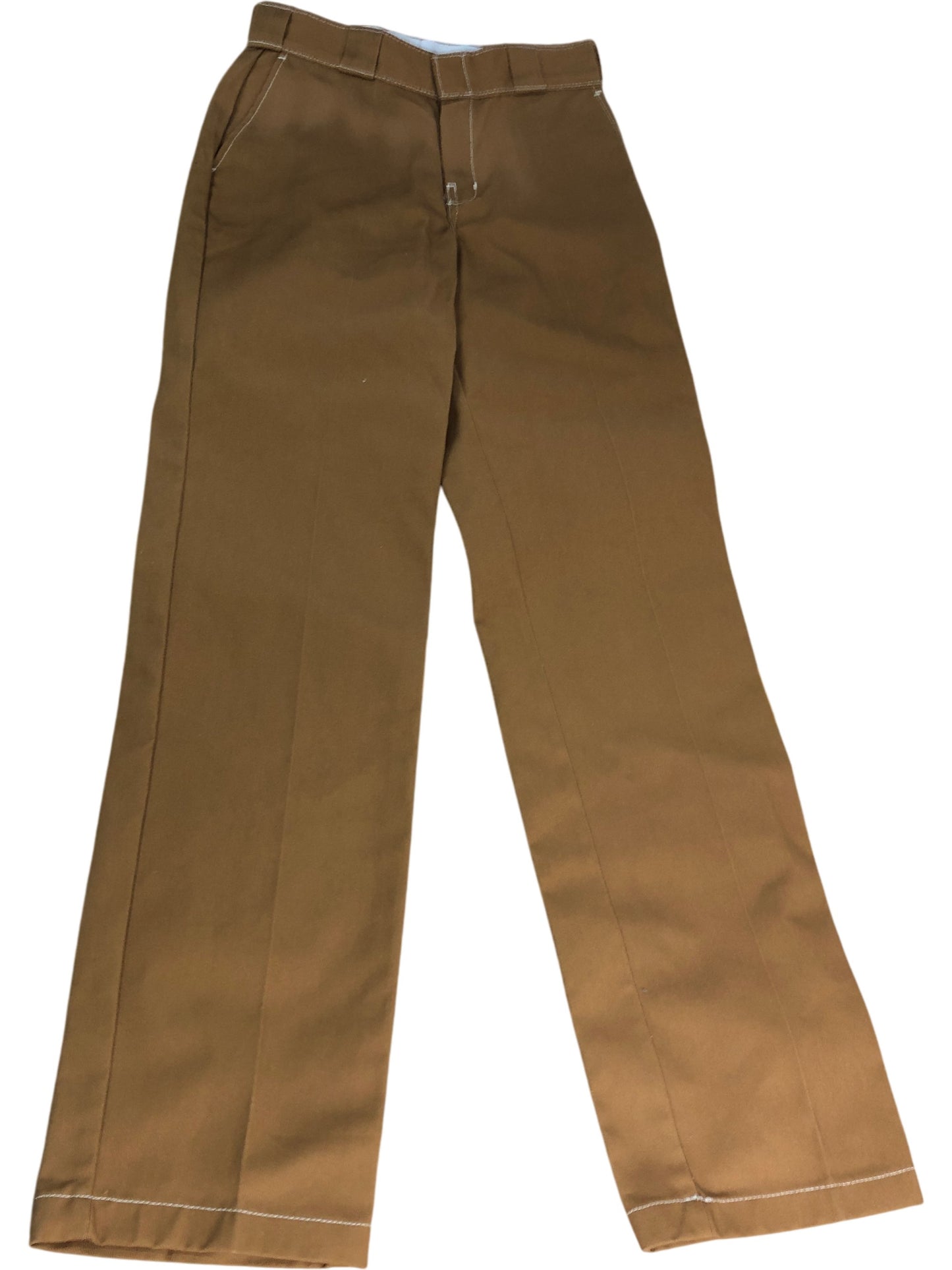 Dickies 874 Original Fit Trousers W24 L32 Men's Workwear Trousers Brown Duck