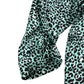 Dancing Leopard Maxi Dress UK12 Women's Leopard Print Green