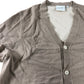 Branded Beige Textured Cardigan - Size Medium