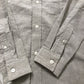 River Island XS Men's Long Sleeve Casual Shirt Grey Cotton Blend Button Up