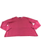 Crew Clothing Company Pink Long Sleeve V Neck Top Size 16