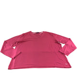 Crew Clothing Company Pink Long Sleeve V Neck Top Size 16