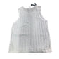 River Island Men's White Knit Sleeveless T-Shirt Size Extra Large Summer Top