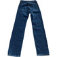 Straight Jeans Dark Wash Denim Trousers Classic Fit Size 6