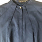 Midi Dress Women's Navy Blue Cap Sleeve Pleated Viscose UK18