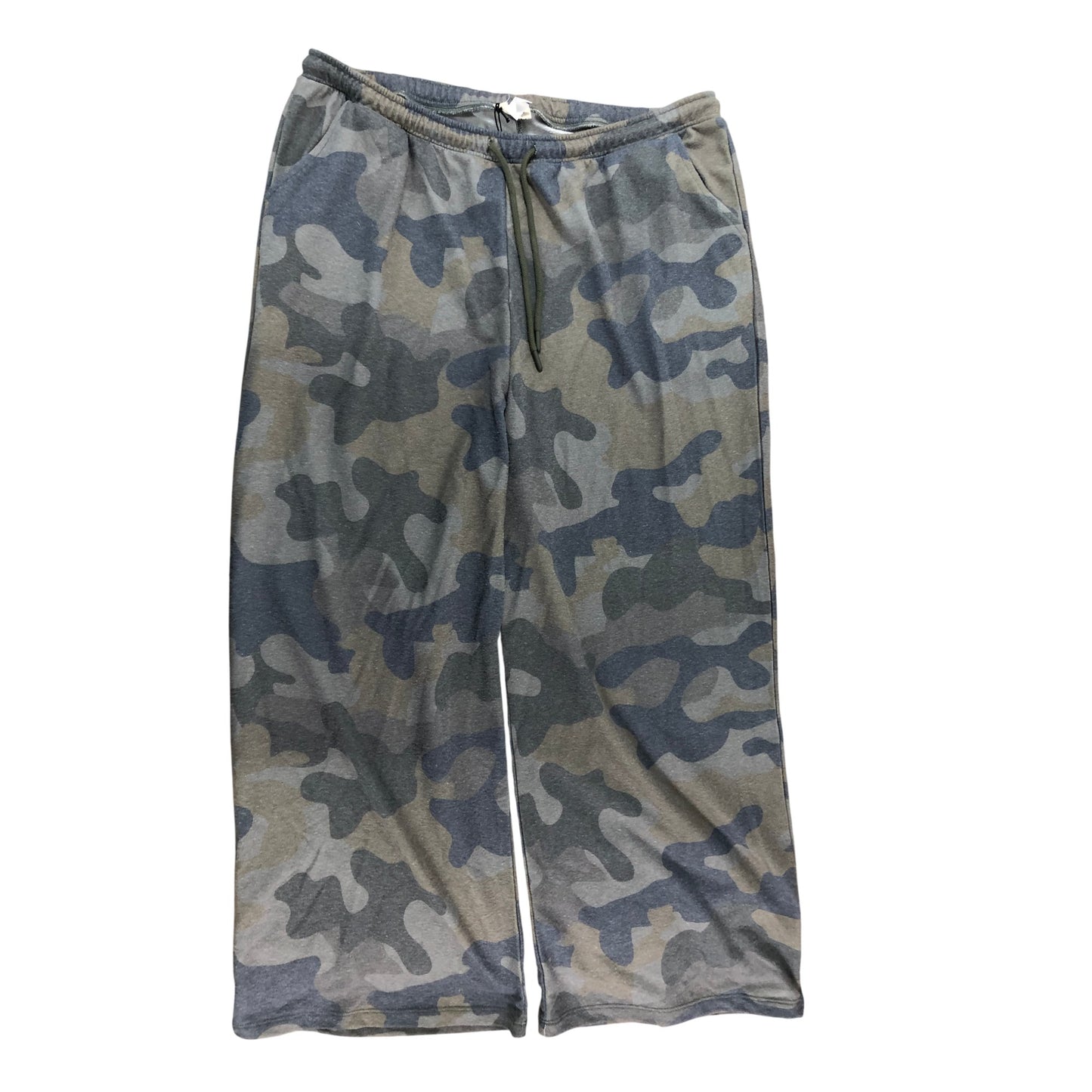 River Island Camo Joggers UK Size S Men's Casual Green Lightweight Sportswear