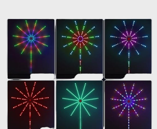 LED Indoor Firework Lights with Music Sync