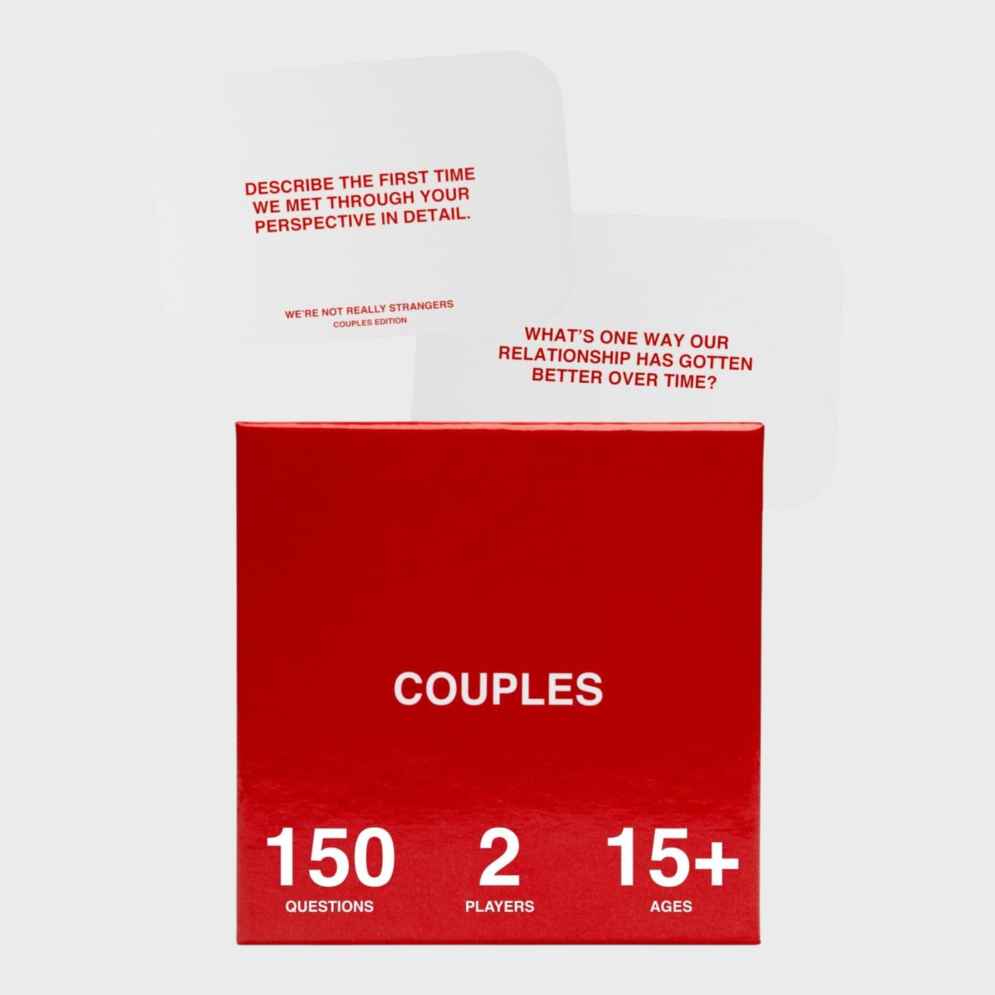 We're Not Really Strangers Card Game - Couples Edition
