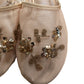Women's Embellished Mules Floral Slip On Shoes