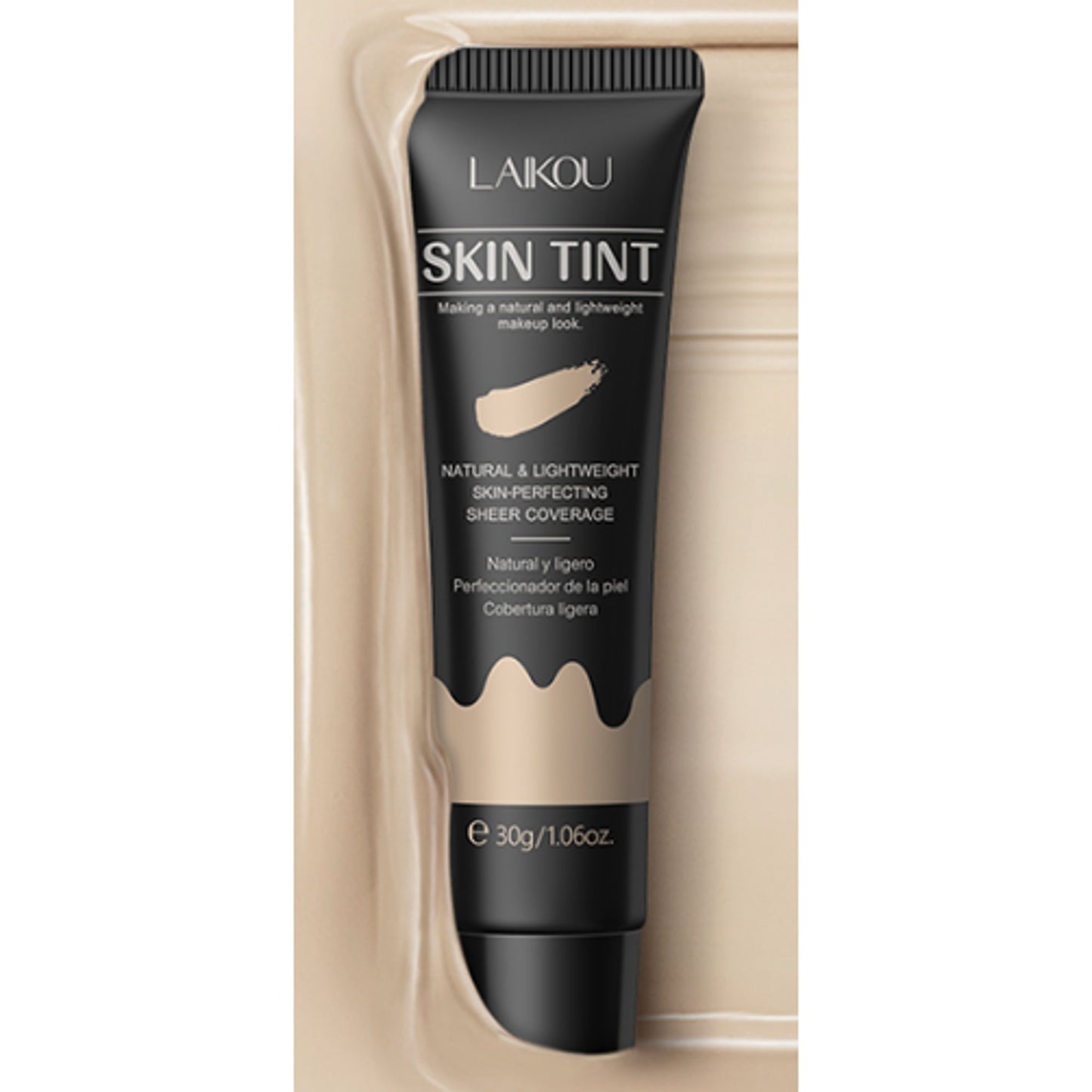 LAIKOU Skin Tint Lightweight Foundation Light 160# Natural Sheer Coverage